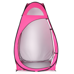 Portable Outdoor Pop-up Toilet Dressing Fitting Room Privacy Shelter Tent Pink